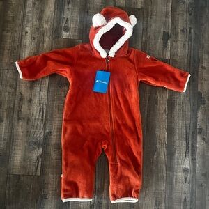 Columbia Sherpa Fleece Fox Bunting Zip Up Snowsuit Baby Boy/Girl